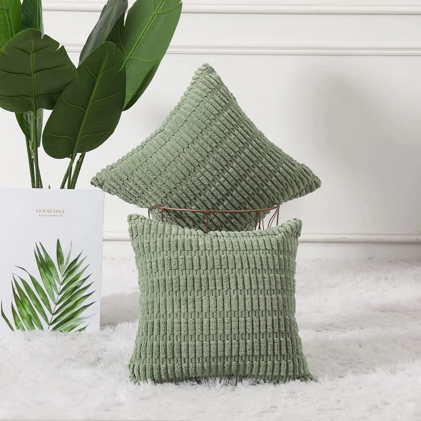BohoFluff - Corduroy cushion covers
