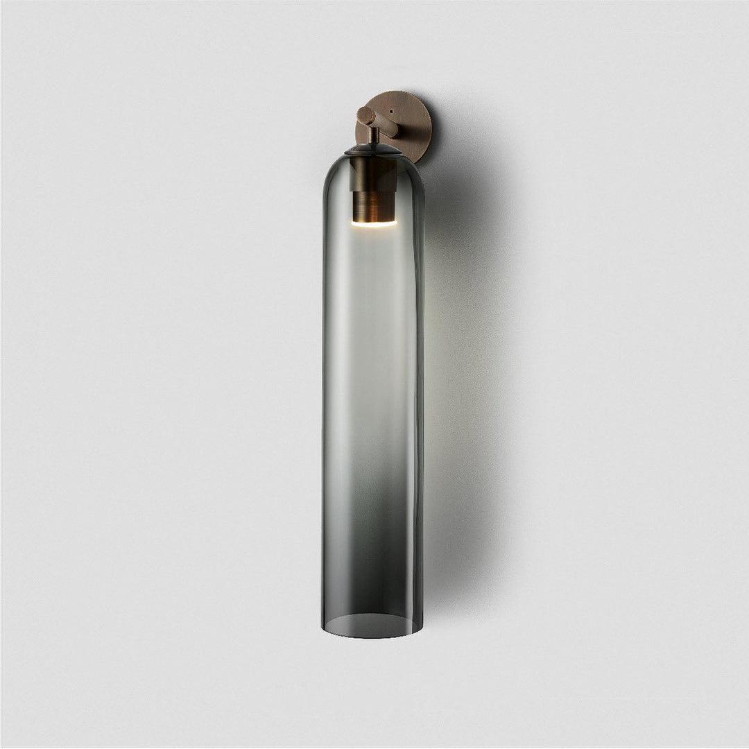 ArtistryGlow | Elegant glass art wall light