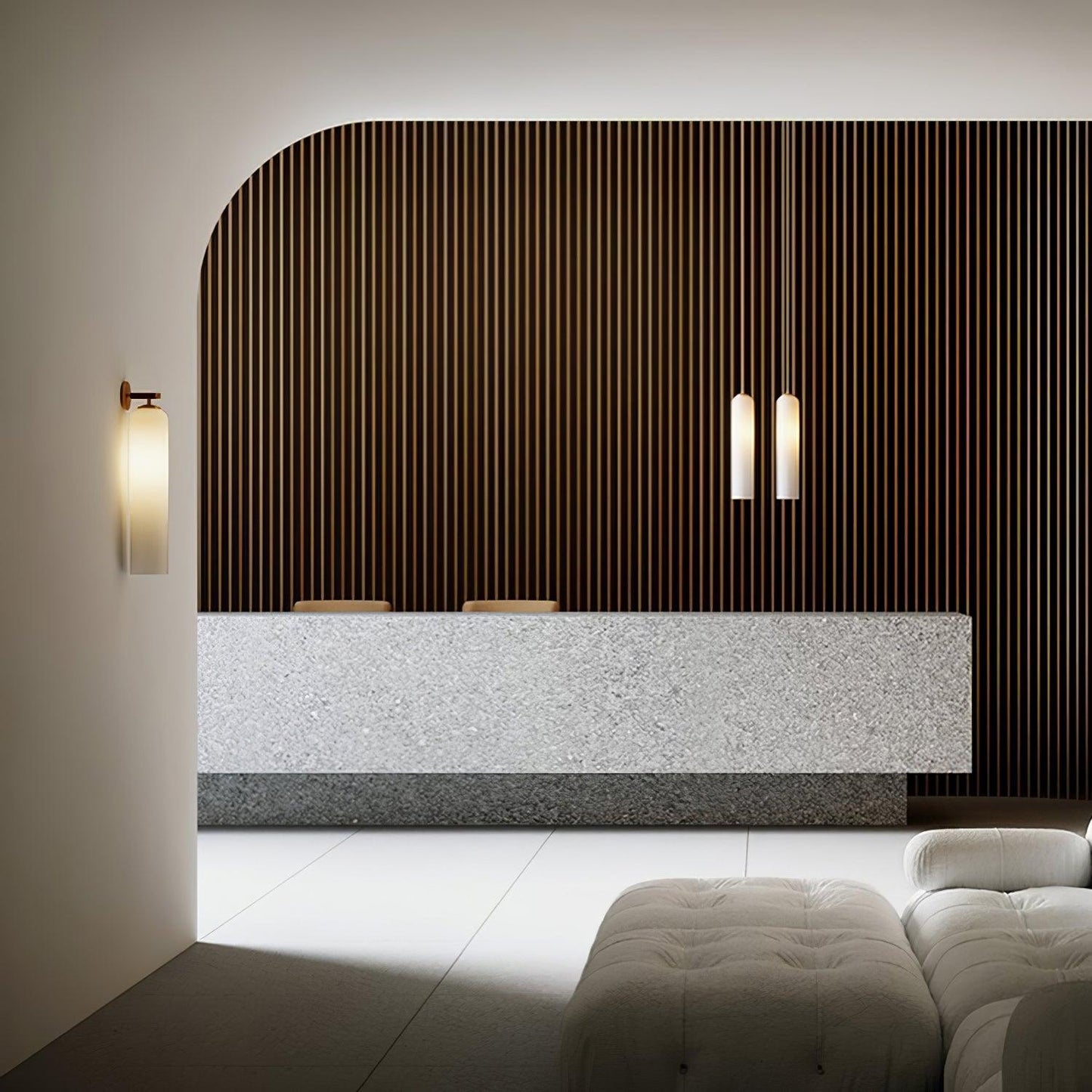 ArtistryGlow | Elegant glass art wall light