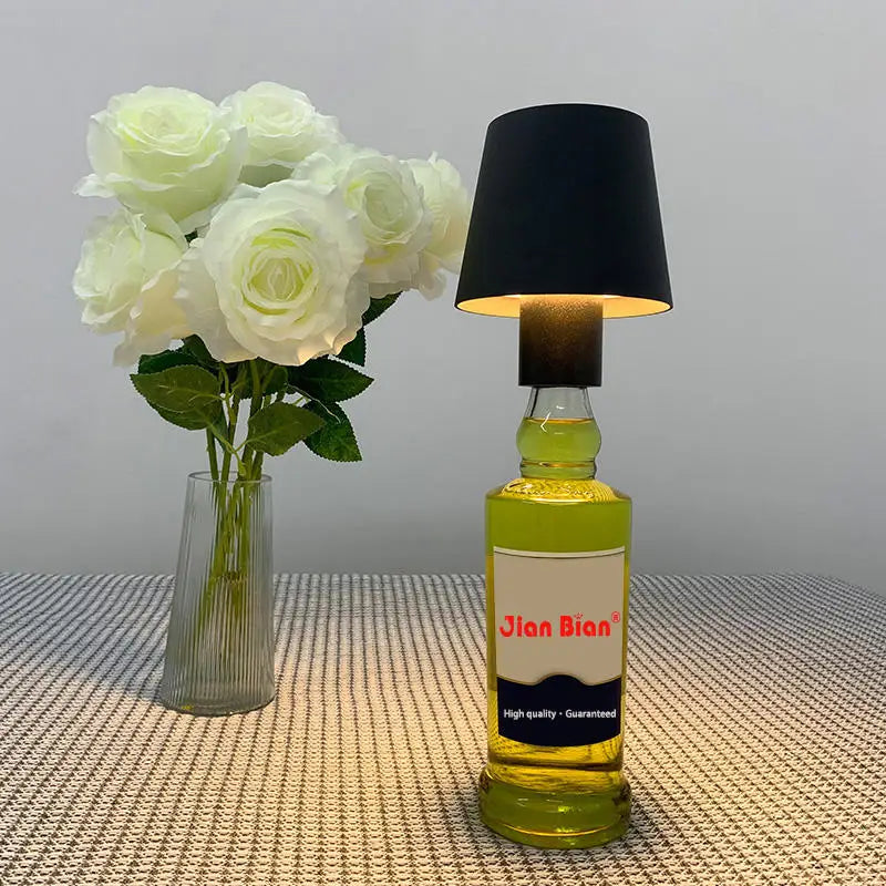 VinoFlex - Creative wine bottle desk lamp