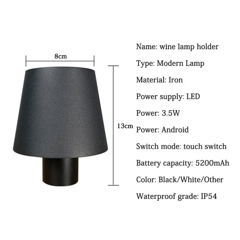 VinoFlex - Creative wine bottle desk lamp