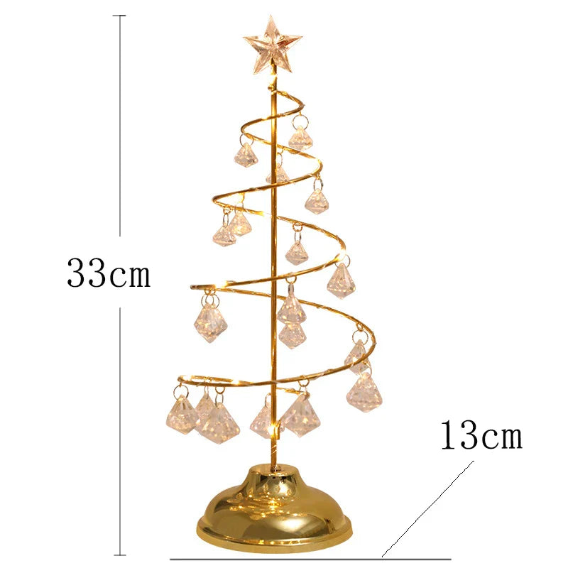 CrystalTree | Christmas tree table lamp
