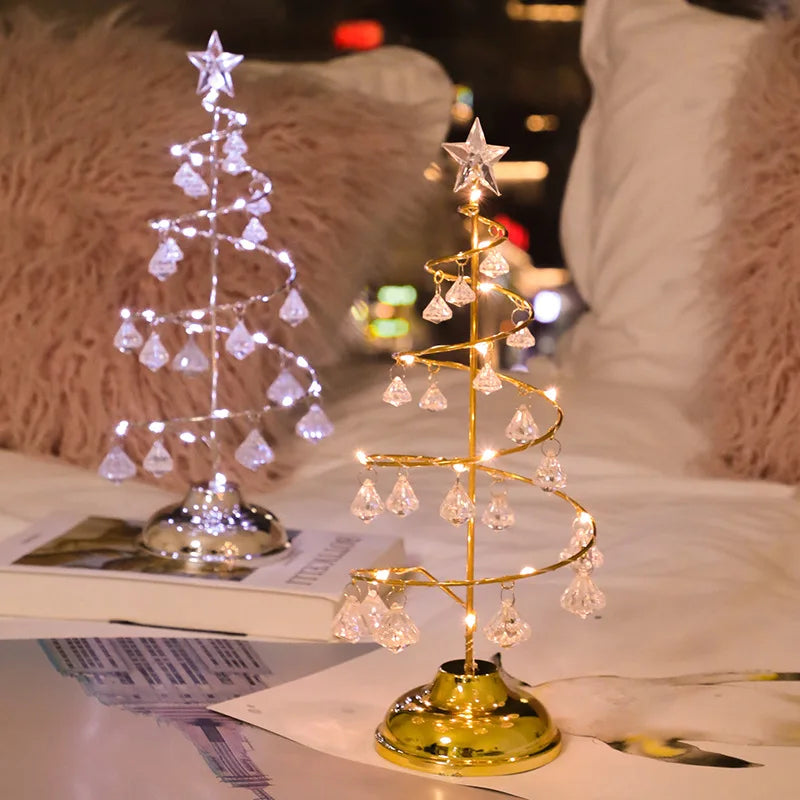 CrystalTree | Christmas tree table lamp