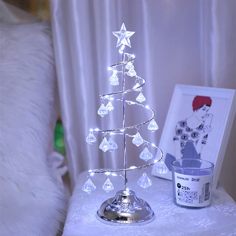 CrystalTree | Christmas tree table lamp