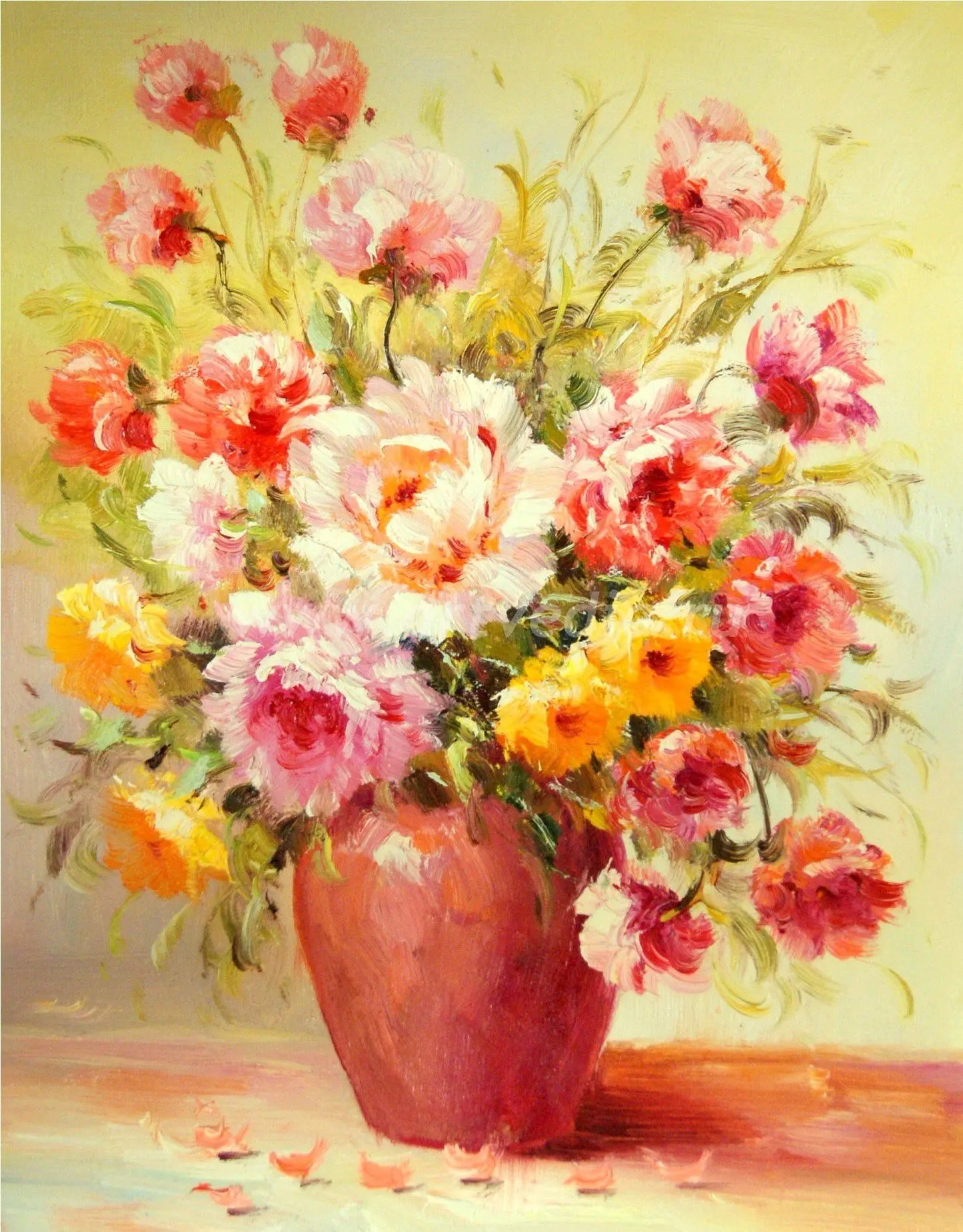BloomCanvas | Colorful flower oil paintings
