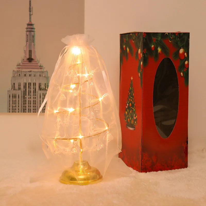 CrystalTree | Christmas tree table lamp
