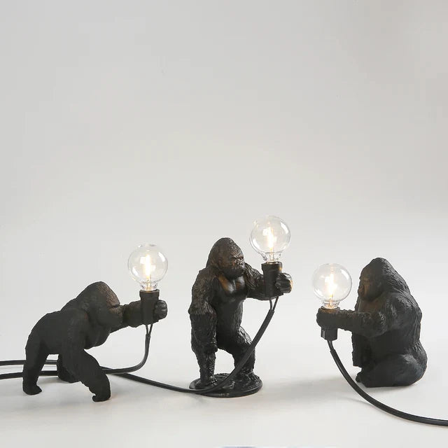 Gorilla Glow - Gorilla animal table lamp