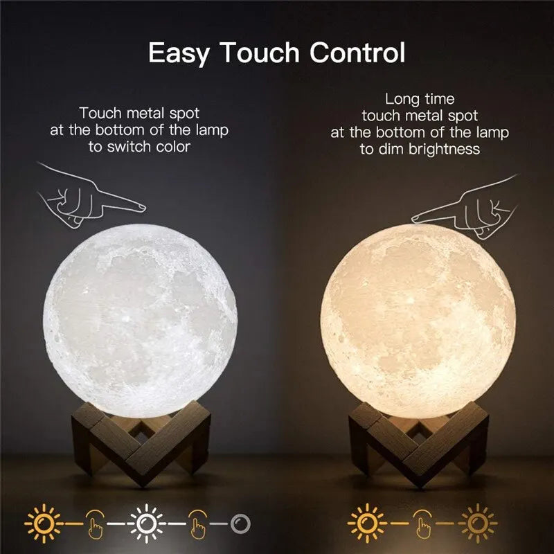SophisticShine - Moon lamp you can touch