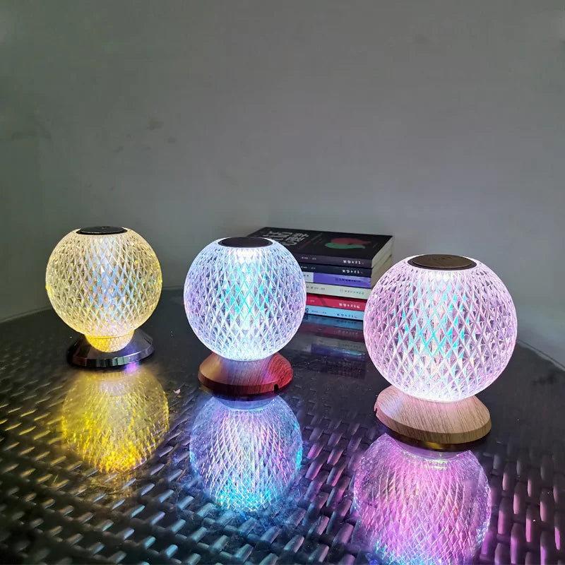 ModCrystal - Modern cordless crystal table lamp