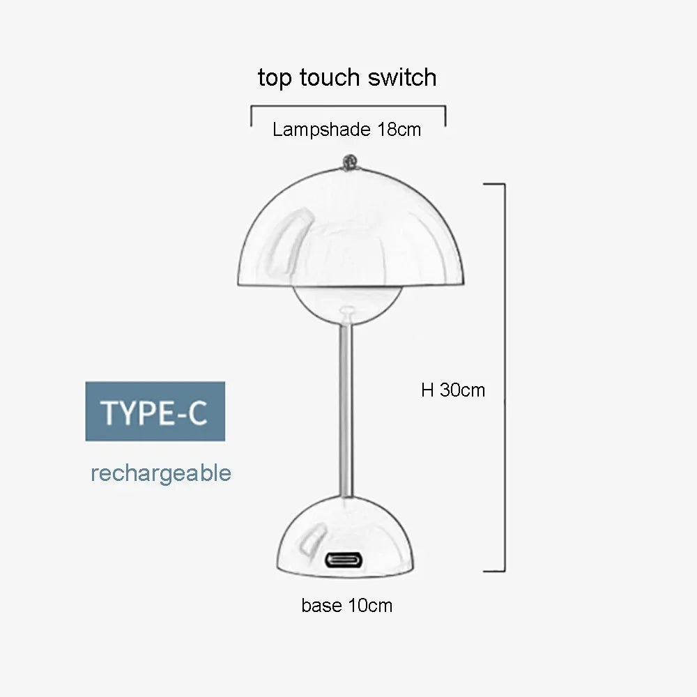 BloomShroom - Table lamps with mushroom blossoms