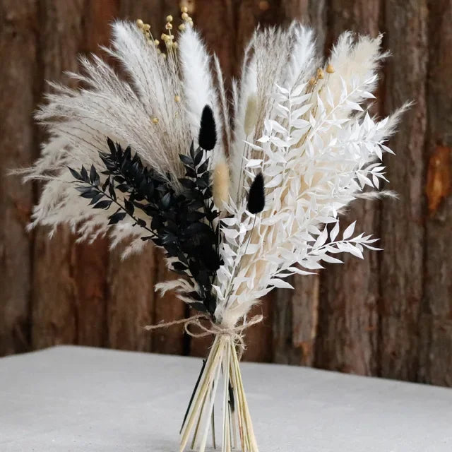BohoBliss - Dried Pampas Grass & Bunny Tails Decoration