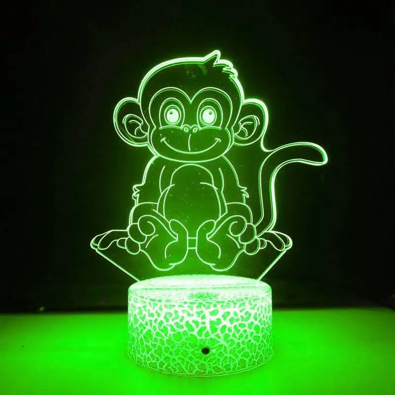 Jungle3D - Monkey wonder lamp