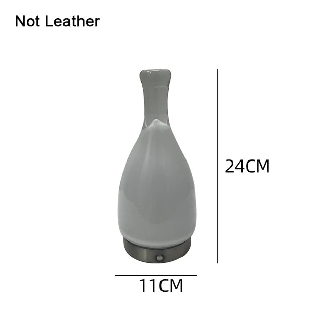 LeatherLuxe - Bottle Nordic lamp
