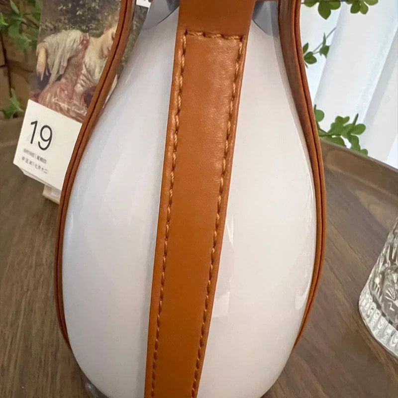 LeatherLuxe - Bottle Nordic lamp
