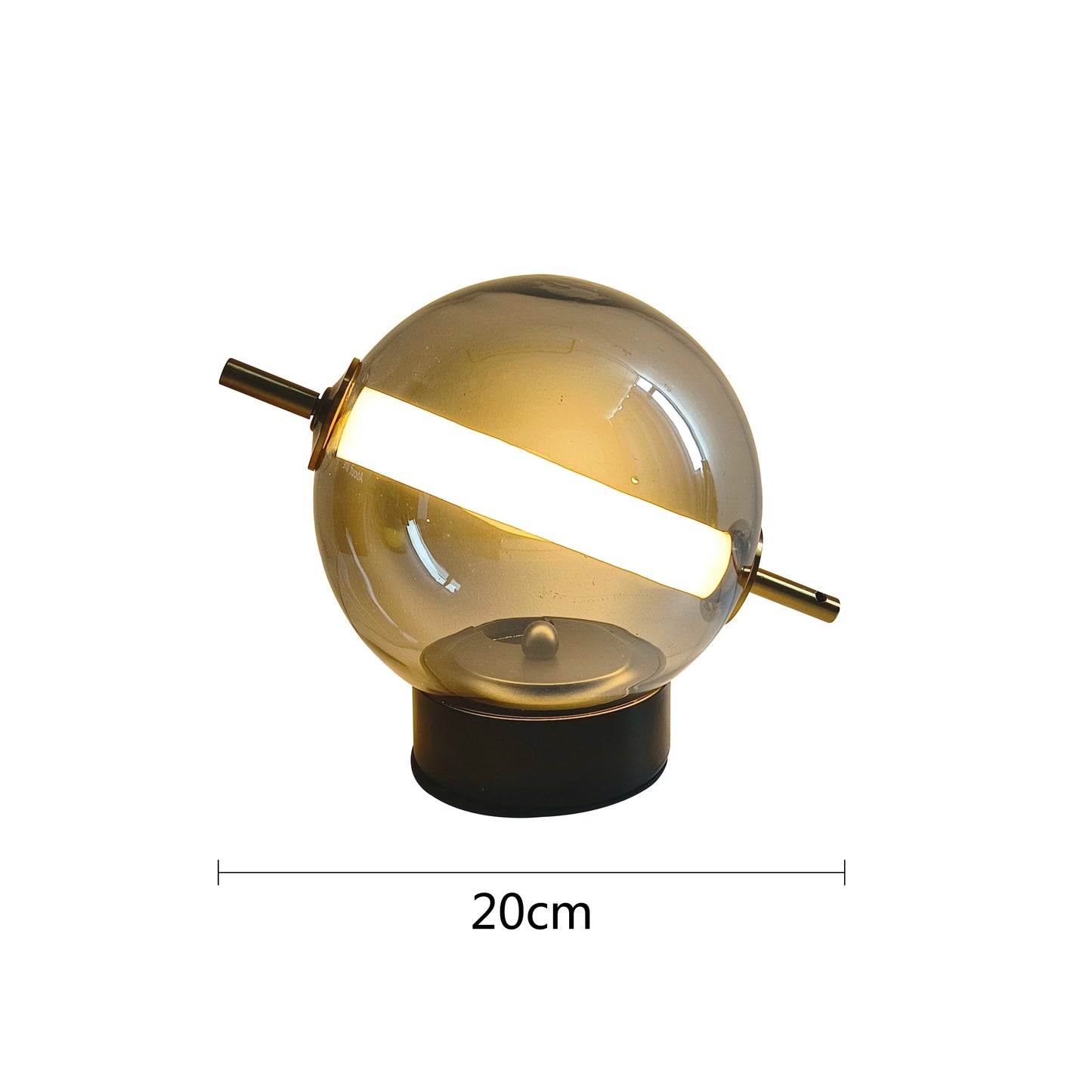 RadiantRevival - Retro glass table lamp