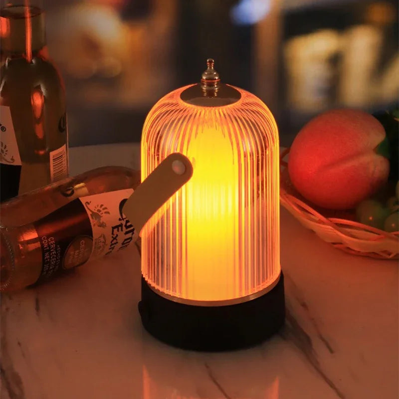 VintageNest | Portable retro birdcage table lamp