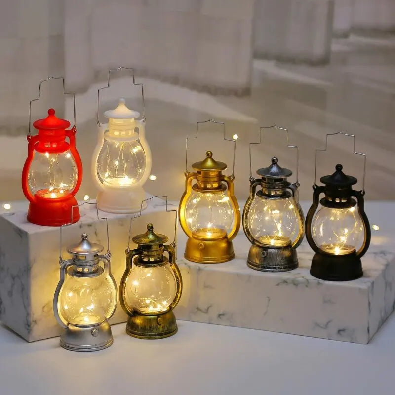 AntiqueAura | Battery-operated hanging lantern