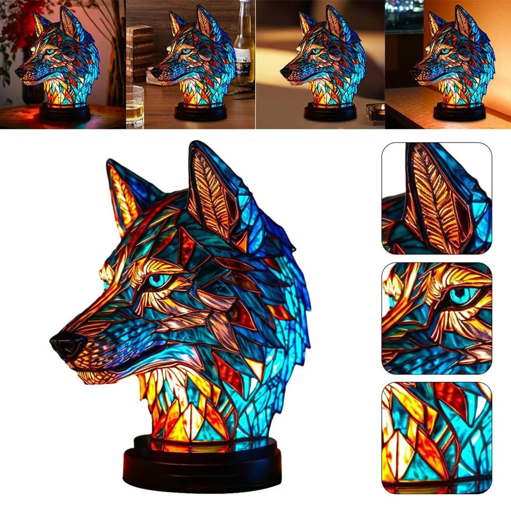 AnimalLustre | Animal stained glass lamp