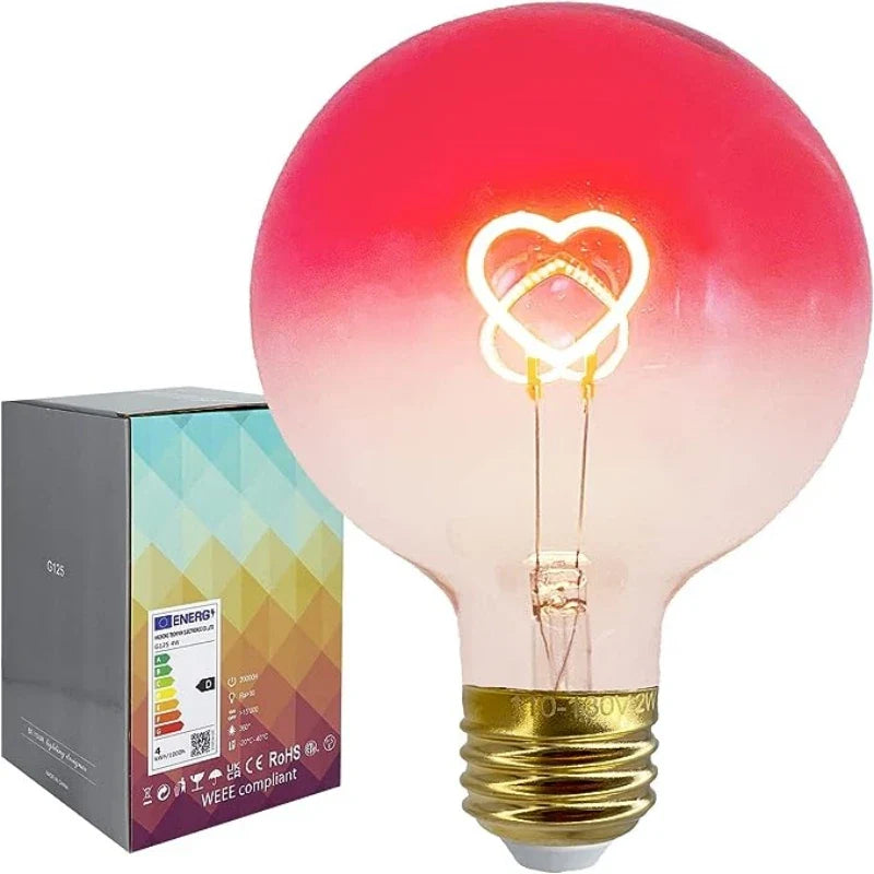 PinkPulse | Pink light bulb with color gradient