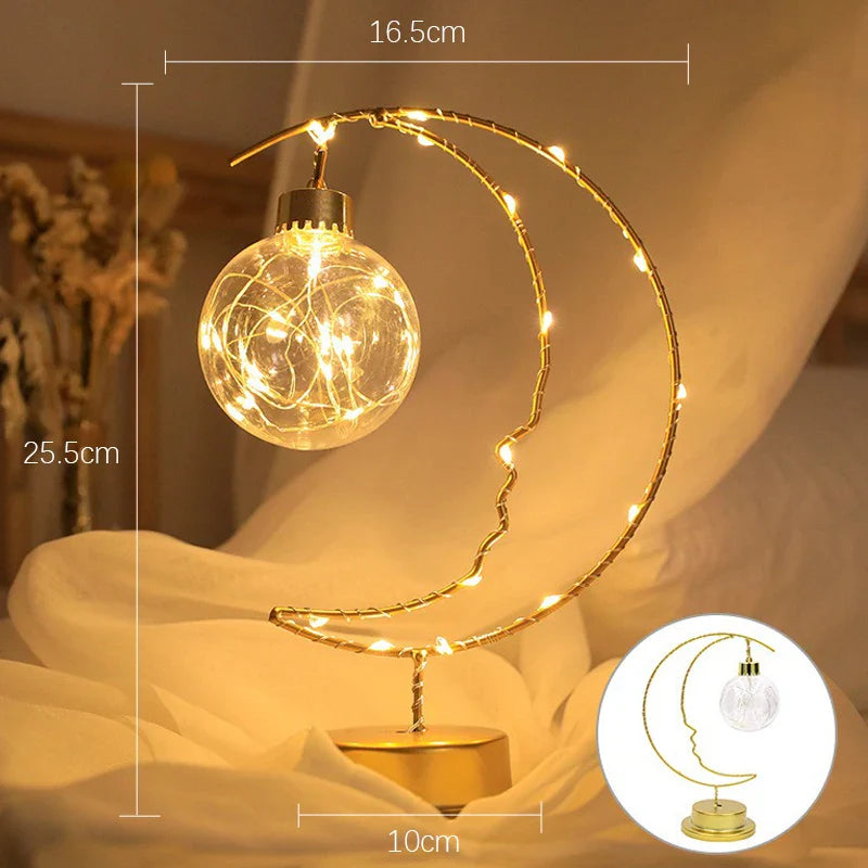 AstralGlow | Bedside LED table lamp