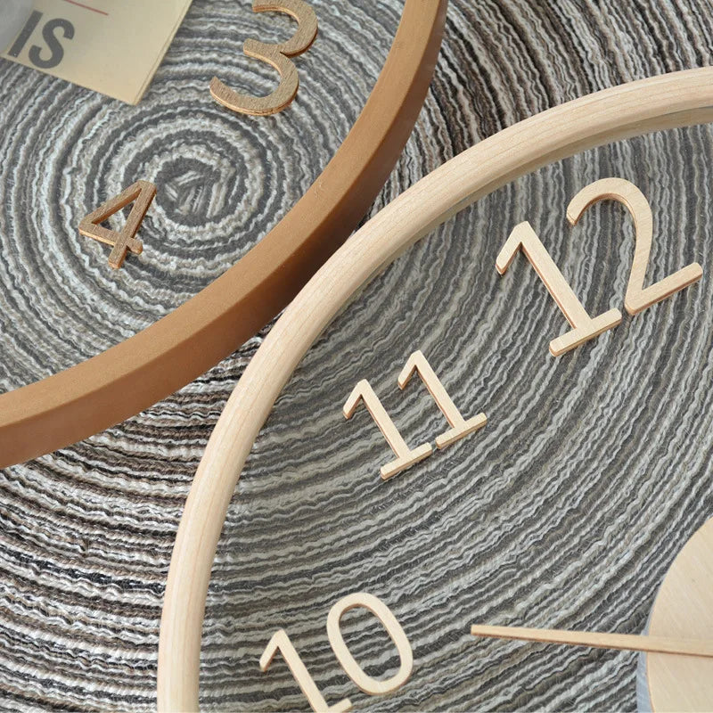 ClarityTime | Transparent glass wall clock