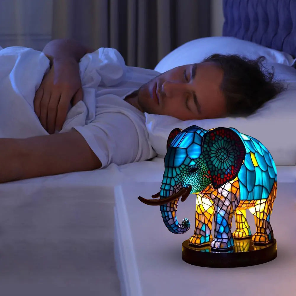 AnimalLustre | Animal stained glass lamp