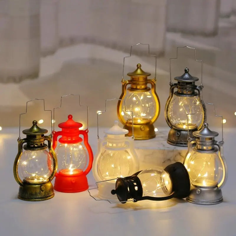 AntiqueAura | Battery-operated hanging lantern