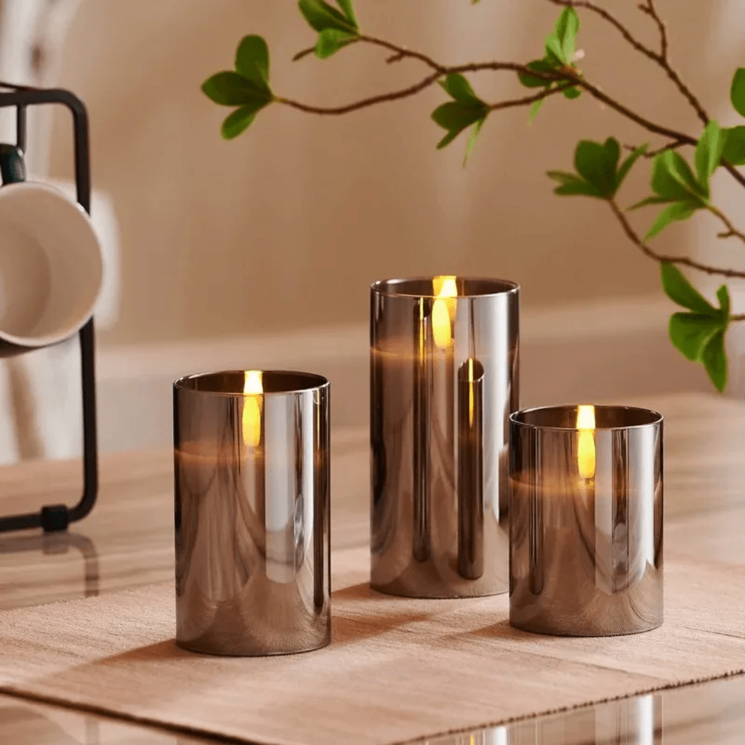 CandleLit - Electric realistic candles (set of 3)