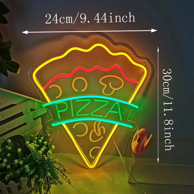 TastyTidbits - Neon night light for fast food