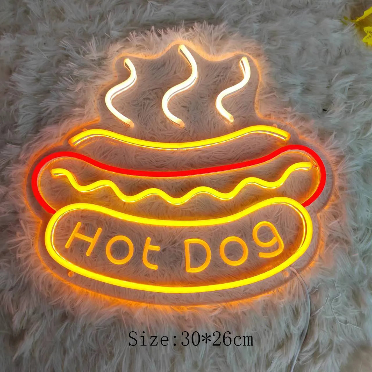 TastyTidbits - Neon night light for fast food