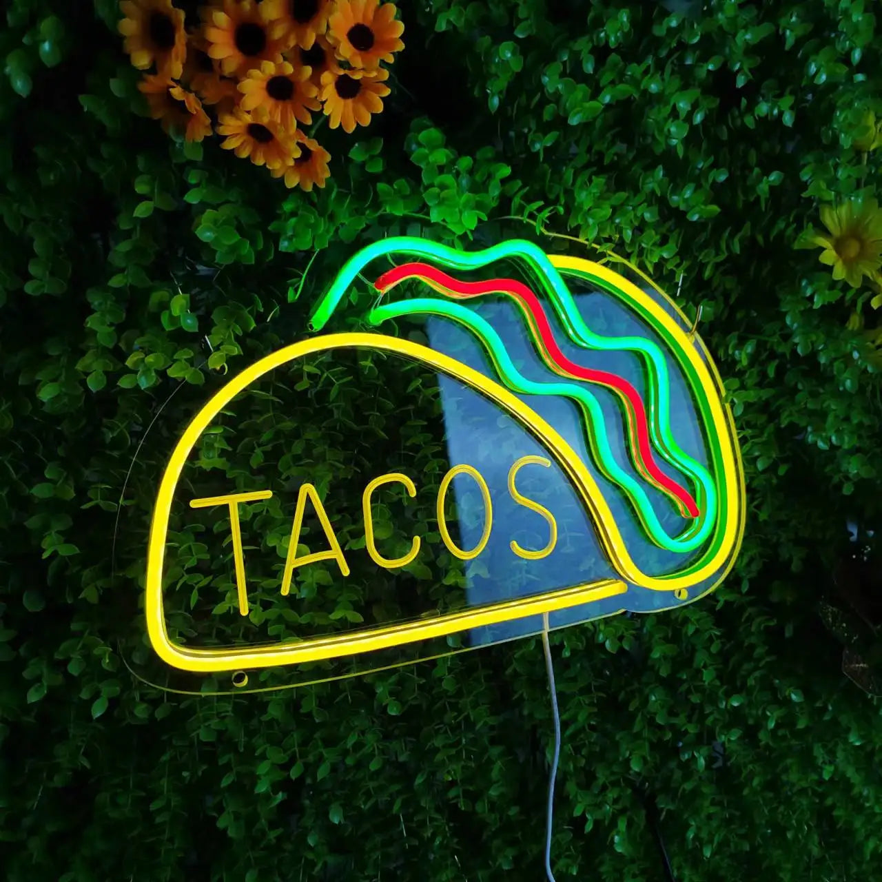 TastyTidbits - Neon night light for fast food