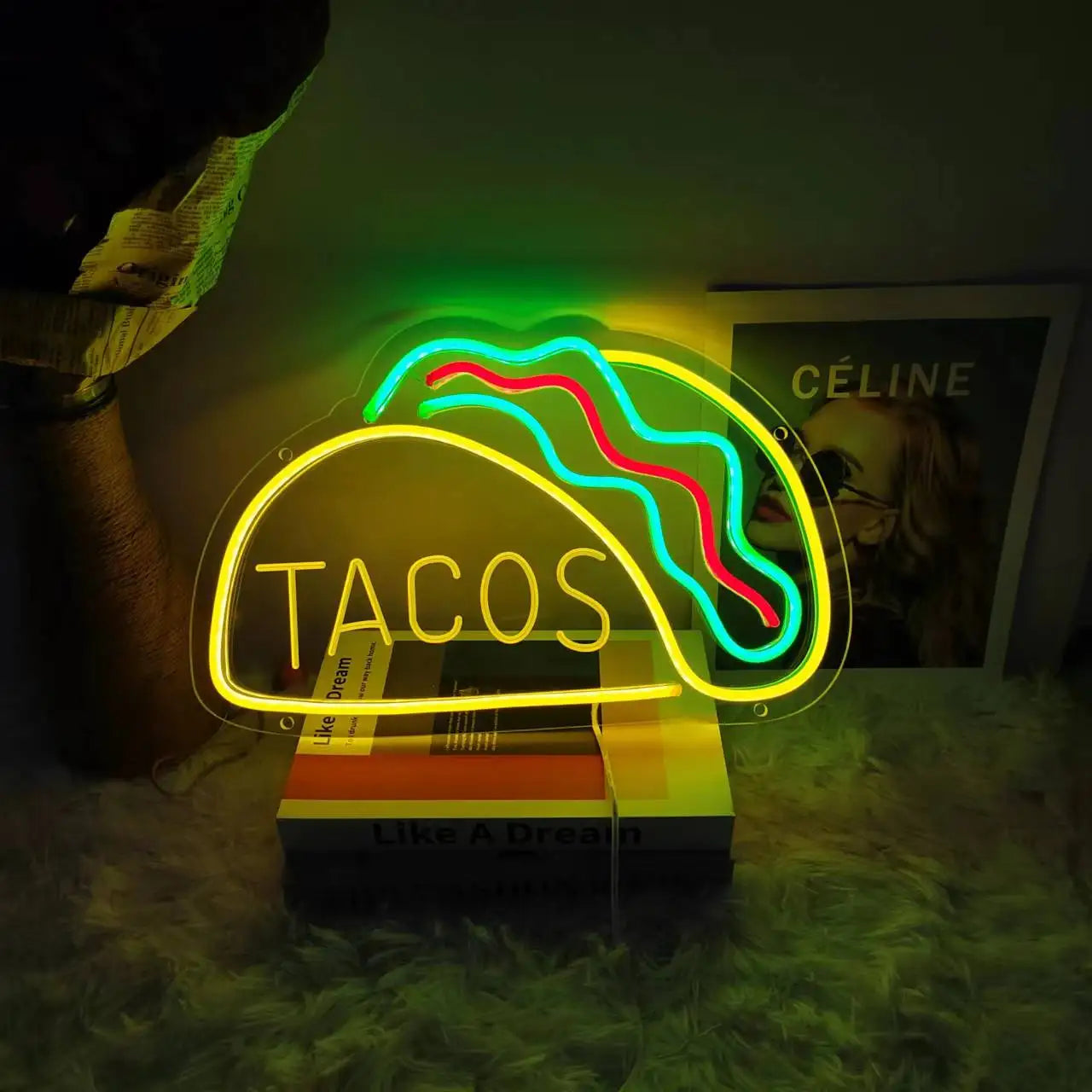 TastyTidbits - Neon night light for fast food