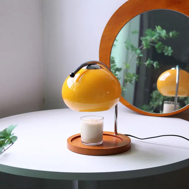 HeritageGlow - Vintage glass table lamp