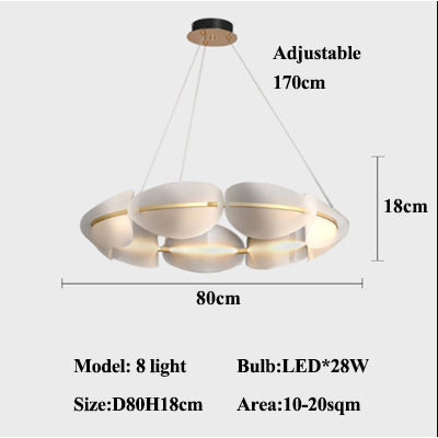 BronzeBrilliance - Modern LED chandelier