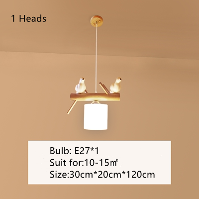 BirdNest - Natural wood chandelier
