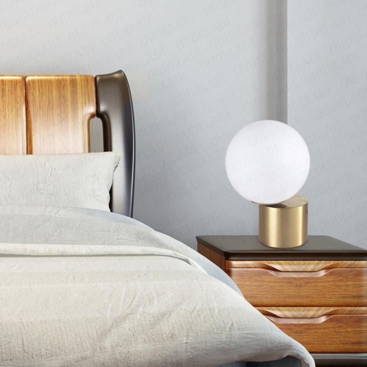 SphereGlow | Glass ball table lamps