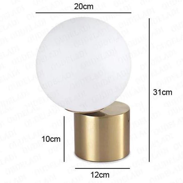 SphereGlow | Glass ball table lamps