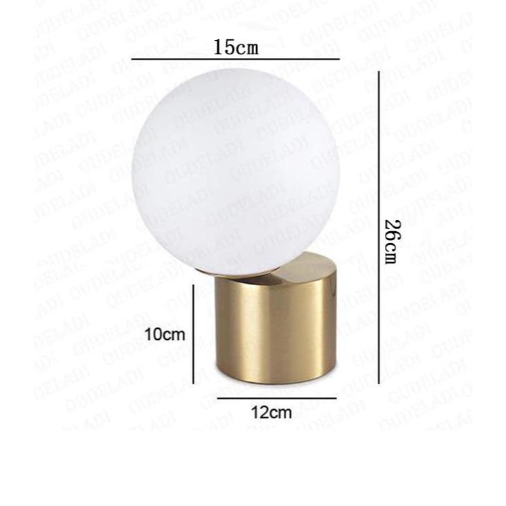 SphereGlow | Glass ball table lamps