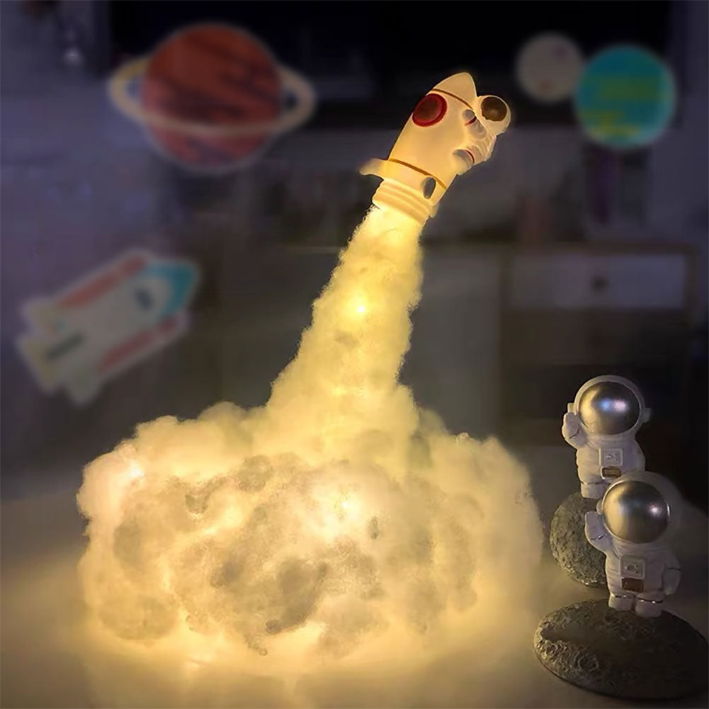 AstroLight | Small rocket table lamp