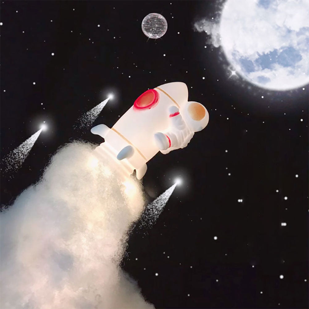 AstroLight | Small rocket table lamp