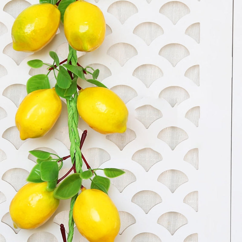 Artificial fruit lemon twine