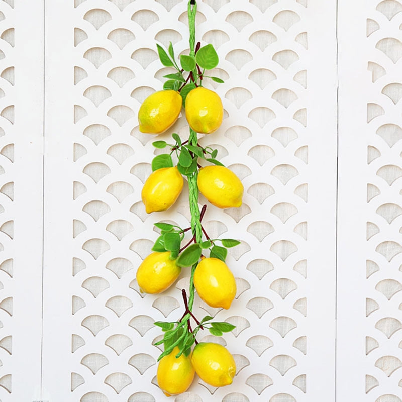 Artificial fruit lemon twine