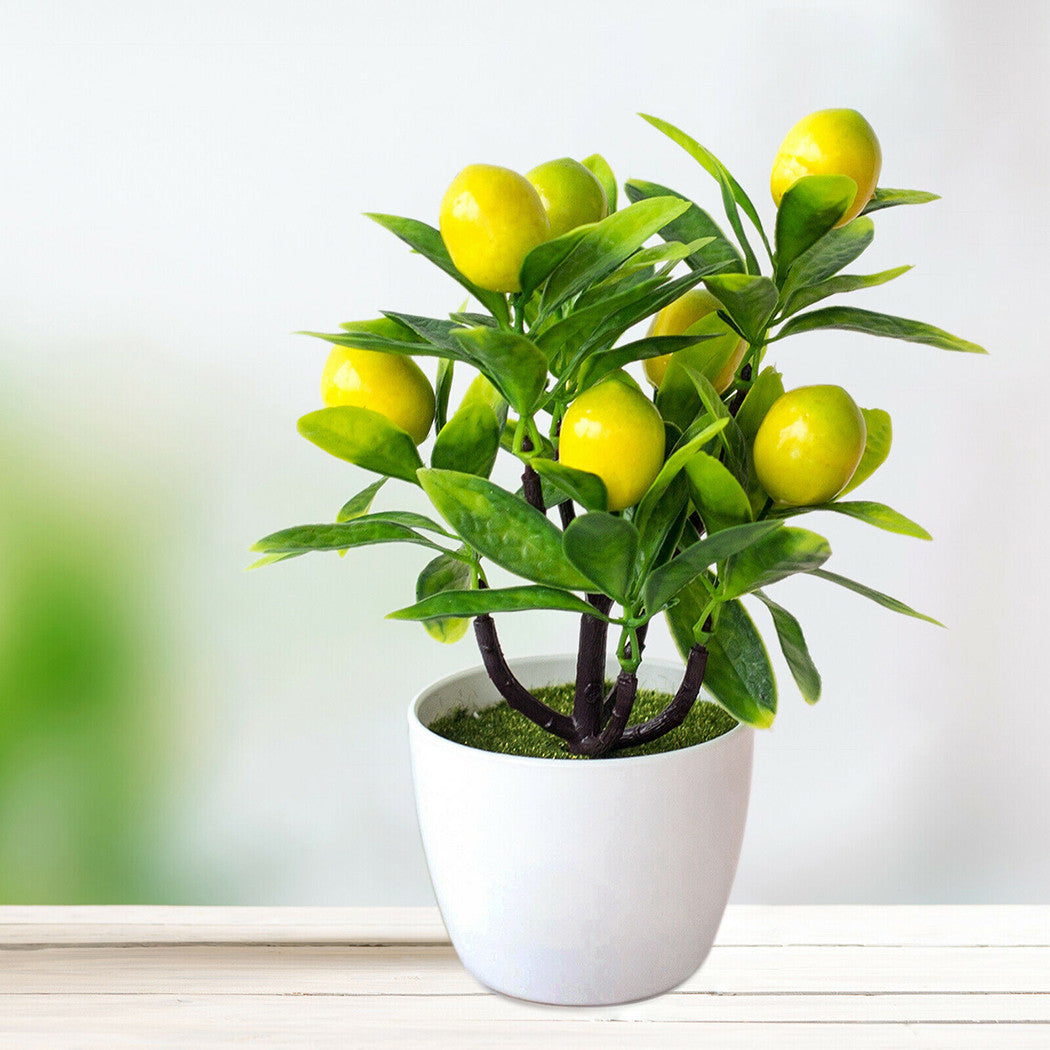 Artificial lemon tree