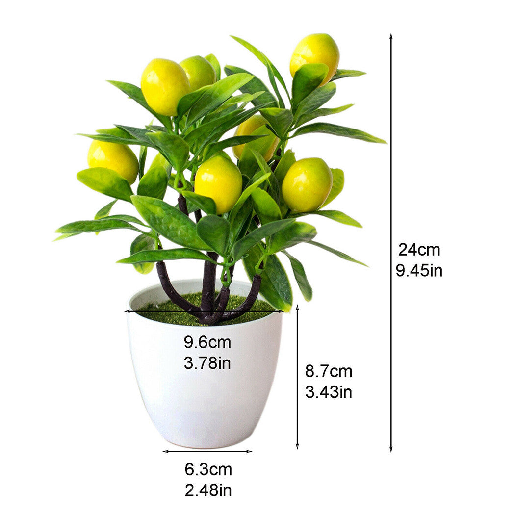 Artificial lemon tree