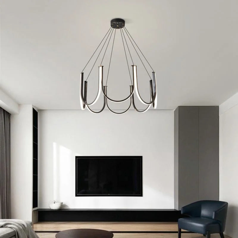 Led coat hanger Minimalist lamps