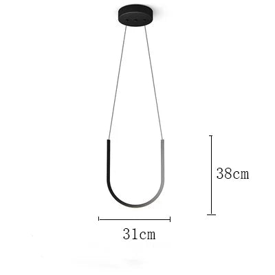 Led coat hanger Minimalist lamps