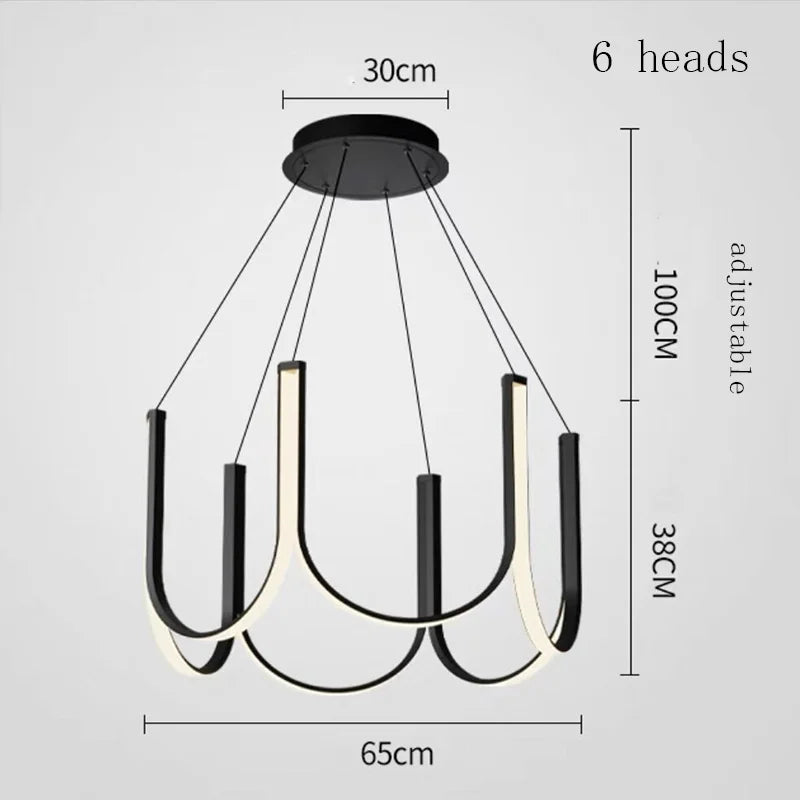 Led coat hanger Minimalist lamps