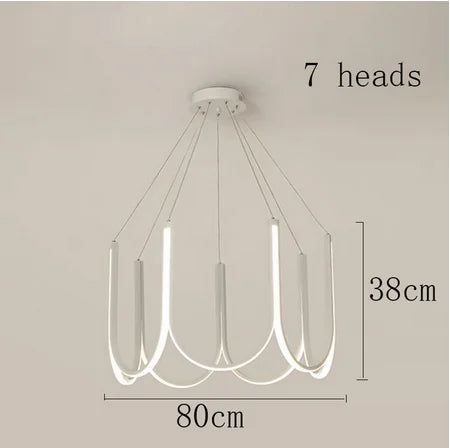 Led coat hanger Minimalist lamps