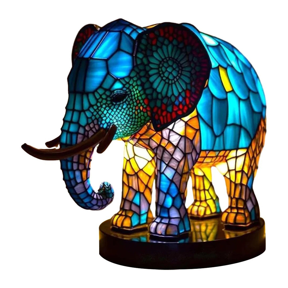 AnimalLustre | Animal stained glass lamp