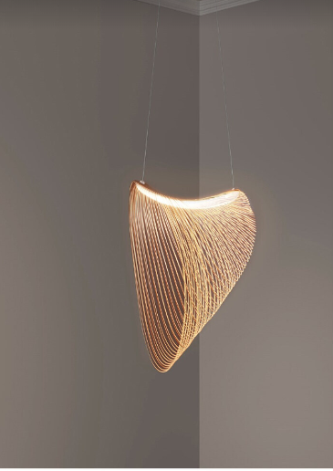 BirchGlow - Birch wood pendant light